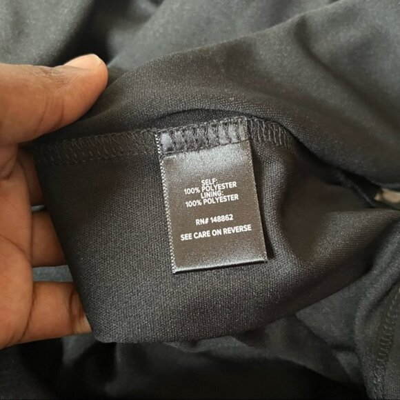 TORRID Black Floral Chiffon Skater Dress Size 12 - Picture 7 of 8